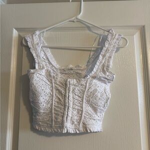 Zara Lacey Top